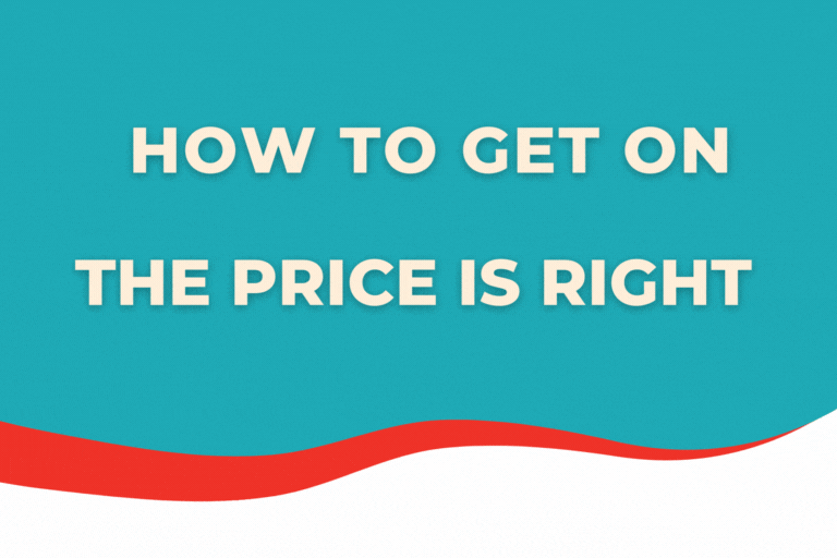 How to get on The Price is Right as Contestant